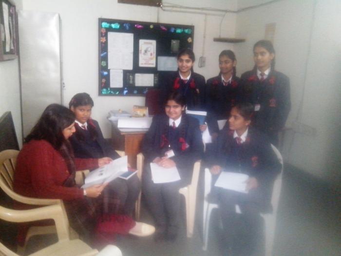 Career guidance session with students at APS Ambala
